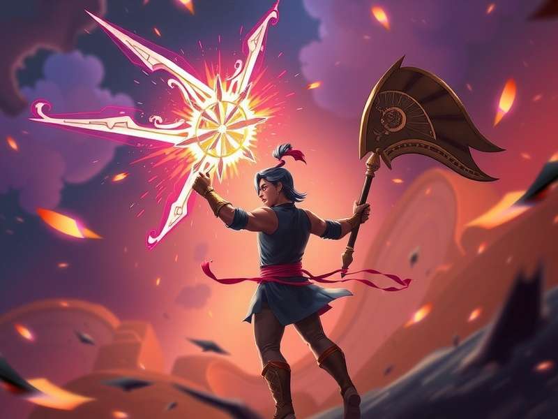 Mace Rage Duel Epic Battle Scene